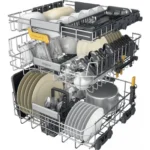 Whirlpool W8I HP42 L built-in dishwasher MaxiSpace SpaceClean rack - Image 2