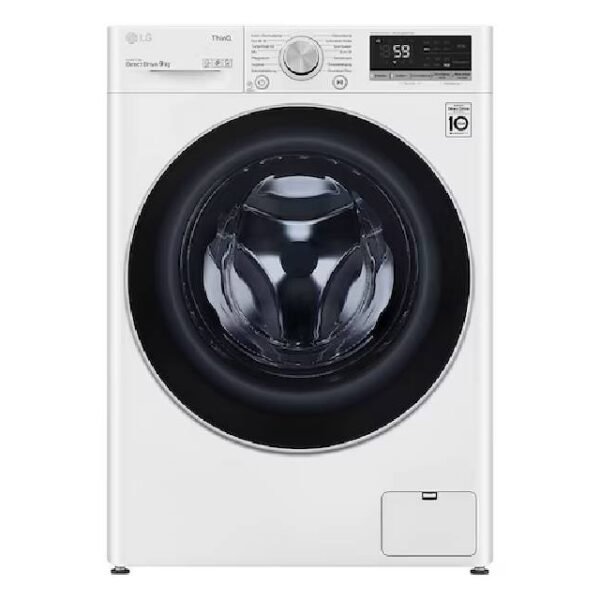 LG F4WV409S1 – 9 kg wasmachine met AI DD™, Direct Drive en 1400 toeren