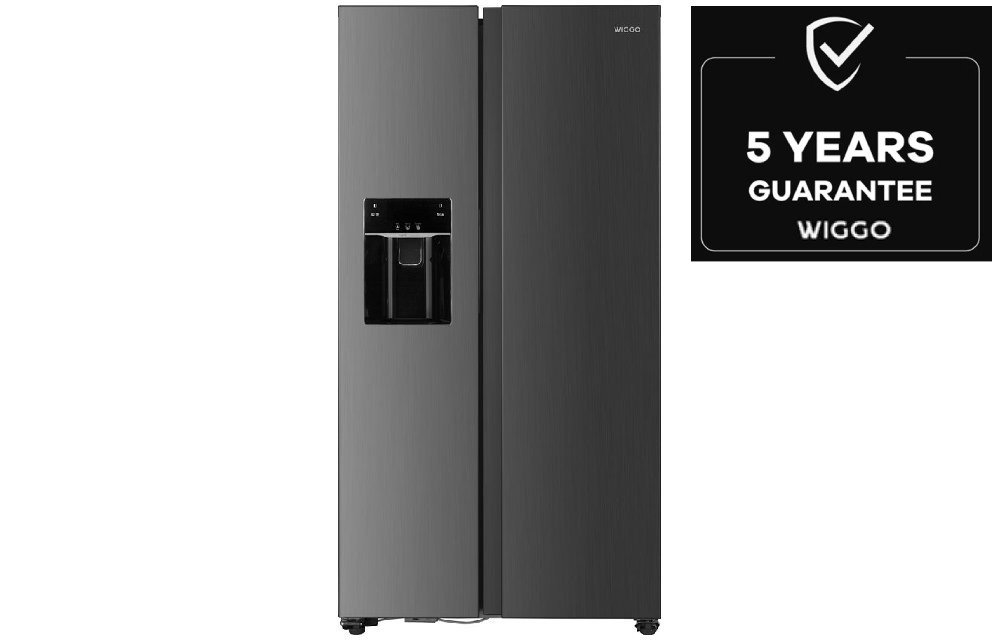 New Project (65) Wiggo WR-SBS18IME(X) – Luxe en Energiezuinige Amerikaanse Koelkast in RVS Style - Afbeelding 1