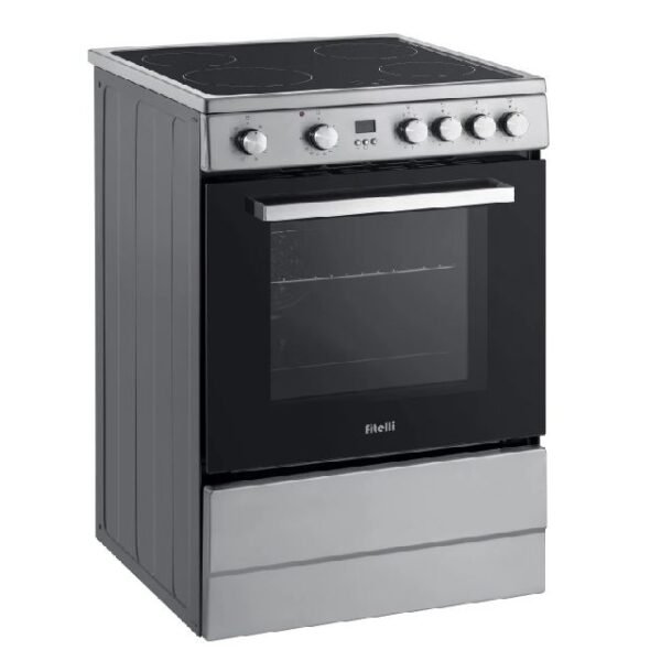 Fitelli FI6001RVS Inductie Fornuis 60 cm RVS