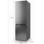 Fitelli KV253INOX1 Koel-vriescombinatie – 253L / RVS / energiezuinig en stil - Image 8